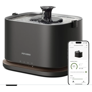 Cat Water Fountain Stainless Steel, 138fl.oz / 4.1L Wireless Cat Fountain, Pet Water Dispenser Cordless for Cats & Dogs Indoor