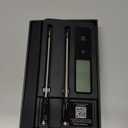 Smart Wireless Meat Thermometer with Dual Probes, Bluetooth & WiFi Combo, High Precision & Fast Response for BBQ, Grill, Smoker, Oven, Air Fryer (BLACK)