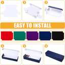 10 Pack Trading Card Storage Box 1000 Count Sports Game Card Storage Boxes with Dividers Cardboard Collection Case for Baseball Tcg Basketball