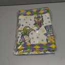 3 x XCHI Masks Hats Beads Mardi Gras Table Runner Carnival Table Decoration for Masquerade Party Home Kitchen Dining Holiday Decor 13x72 Inch