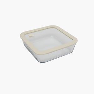 Juvale Glass Container, White