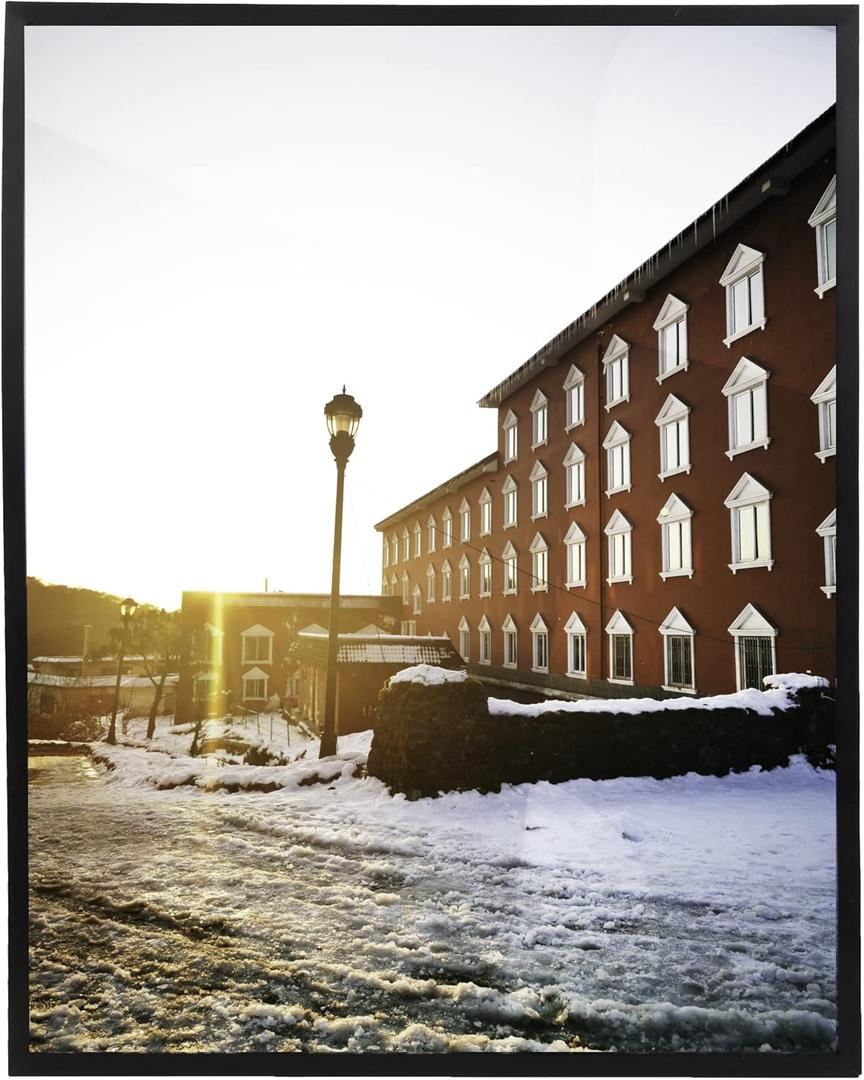 16x20 Poster Frame, Metal Aluminium Picture Frame, Large Gallery Sign Photo Frame,Black,1Pack