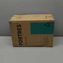 PORTRES 24" Modern Ceramic 3-Way Dimmable Touch Table Lamp Set of 2 for Bedroom White Farmhouse Bedside Lamps with USB A+C Charging Ports for Living Room Nightstand Lamp End Table Lamps