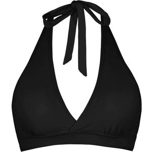 Women's Supportive Halter Bikini Padded Push Up Ruched Bust Hook Back Swimsuit Bathing Suit Tops Only, XXL