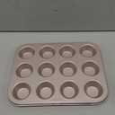 CHEFMADE Canele Mold Cake Pan, 12-Cavity Non-Stick Canele Muffin Bakeware Cupcake Pan for Oven Baking (Champagne Gold)