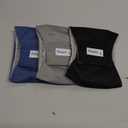 Teamoy Reusable Wrap Diapers for Male Dogs, Washable Puppy Belly Band Pack of 3 (M, 13"-16" Waist, Black+ Gray+ Lake Blue)