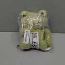 Apricot Lamb Toys Plush Velvet Frog Stuffed Animal Soft Cuddly Perfect for Child (Green Frog,9 Inches)