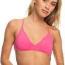 Roxy Women's Bikini Top  UPF 50+, Quick-Dry, Removable Pads, Swimsuit Top, Surf & Beachwear