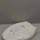 KOHLER K-7315-96 Cachet Quick-Release Elongated Toilet Seat, Quick Attach Hardware, Easy to Clean, Color-Matched Plastic Hinges, Biscuit