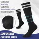 Soccer Shin Guards and Socks Kids Youth Lightweight Soccers Pads Defender with Ankle Protection Ski Shin Guards Football Equipment for Age 4-14 Toddler Boy Girl