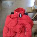 GUESS Women's Elly Padded Jacket (Red, M)