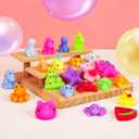 VISCOO 40 Pack Easter Basket Stuffers, Squishy Toys, Mochi Squishy Party Favors for Kids,Kawaii Squishies,Treasure Box Toys for Classroom Prizes, Easter Basket Gifts Goodie Bags Fillers Birthday Gift