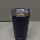 SUNWILL Travel Coffee Tumbler 20 oz, Insulated Mug with Lid, Stainless Steel Cup for Outdoor, Powder Coated Black
