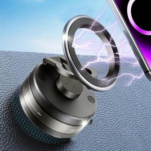 Magnetic Car Phone Mount Holder - 360° Rotation & Foldable, Dashboard Windshield Suction Cup, Compatible with iPhone Android Phones