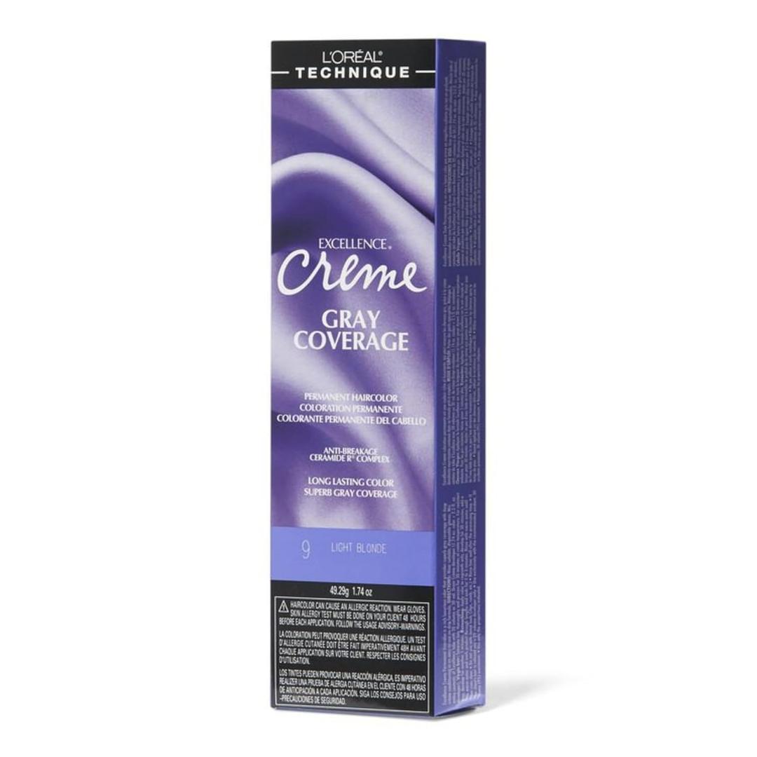 L'Oral Technique Excellence Crme Permanent Hair Color - Long-Lasting Hair Dye, Rich Formula With No-Drip Application, Superb Gray Coverage (1.74 Fl Oz (Pack of 1)