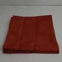 MIULEE Pack of 4 Decorative Outdoor Throw Pillow Covers Linen Waterproof Pillow Covers Farmhouse Cushion Cases for Patio Garden Tent Balcony Couch Sofa 18x18 inch Burnt Orange