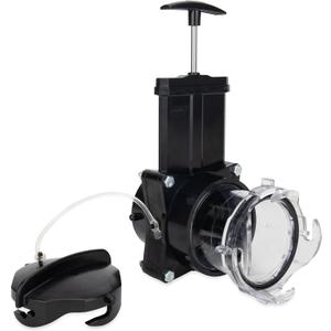 Camco Camper/RV Gate Valve - Features Built-In 3.5-Inch Clear Adapter & 4 Bayonet Prongs - Fits 3-Inch Sewer Fittings & Connects Easily to RV Drain Pipe (39053)