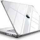SUPCASE for MacBook Pro 14 Inch Case 2021-2024 Release (Unicorn Beetle Clear), M4/M3/M2/M1 Pro/Max Chip [Anti-Scratch] Slim Clear Cover Accessories for MacBook Pro 14'' with Touch ID, Black