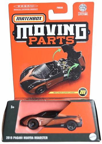 Matchbox Super Chase 2018 Pagani Huayra Roadster, Moving Parts, FWD28
