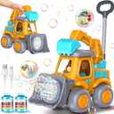 Nicmore Automatic Bubble Machine Toys for Toddlers: Portable Construction Truck Bubble Maker Blower Toys for 3 4 5 6 Year Old Boy Girl Kids Outdoor Toys for Easter Party Birthday