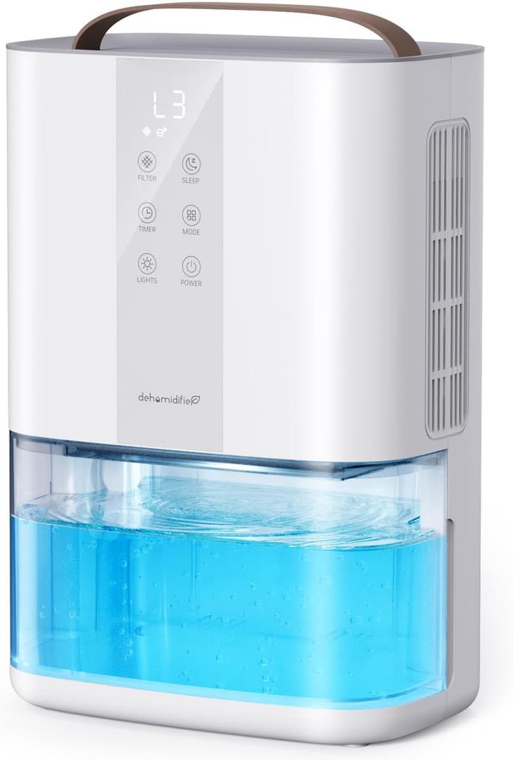 Large Dehumidifiers for Home, 96oz Dehumidifier for Bathroom with Auto Shut-off Auto Defrost, Whisper Quiet Dehumidifier for Bedroom Office RV Closet Wardrobe Basement (1000 Sq.ft) (White)