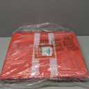 SpaceAid 4 Pack Bed Sheet Organizers and Storage, Foldable Sheet Organizer for Linen Closet, Sheets Set Folder Keeper with Window XL (Queen & King Size) Bedding Container (Red, 4 Pack)