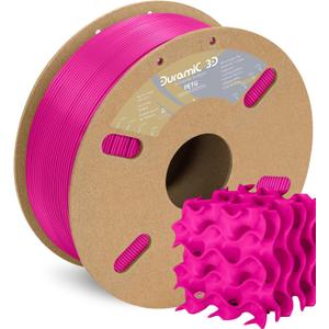 DURAMIC 3D PETG Filament 1.75mm Magenta, 3D Printing Filament 1kg Spool(2.2lbs), Magenta Filament 1.75mm Dimensional Accuracy +/- 0.05 mm Non-Tangling Non-Clogging Non-Stringing