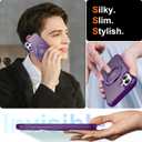 360 Magnetic Swivel Ring for iPhone 17 case, Purple