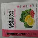 Clean Simple Eats Super Greens Powder, Naturally Flavored Greens Powder with Chlorella, Spirulina, Superfoods & Prebiotic Fiber, No Artificial Ingredients, Gluten Free, Raspberry Lemonade, 30 Srvgs