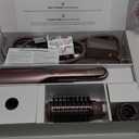 Shark FlexFusion Hair Straightener & Powerful Hair Dryer with Fusion Hair Brush, Ceramic Air Styler with Auto-Wrap Curlers & Concentrator, Ceramic Plates, Cosmic Blush HD641S