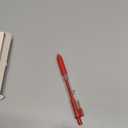 Aozora 20 Pack Red Gel Pens Fine Point Smooth Writing Pens Retractable Red Ink Pen with Soft Grip 0.5mm Quick Dry Office School Supplies Gold Clip