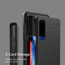 2 x Teelevo Wallet Case for Onyx Boox Palma 6.13", Dual Layer Case with Card Slot Holder and Kickstand for Onyx Boox Palma 6.13" - Black