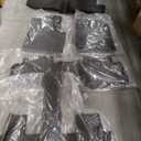 LASFIT Floor Mats & Backrest Mats & Cargo Mat for Kia Sorento 2026 2025 2024 2023 2022 2021 (Not Fit for Hybrid & PHEV) All Weather TPE Custom Fit Floor Liners Full Set Car Mats Acessoires, Black