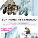 INFILAND Compatible with iPad A16 Case 11th Generation 11 Inch 2025, iPad 10th Generation Case 10.9 Inch 2022, Clear Slim Protective Cover with Apple Pencil Holder & Charging Adapter (Baby Blue)
