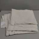 Laura Ashley Dothan Luxury Linen Blend Tablecloth for Formal Dining, Holiday, Wedding or Party, 60" x 144", Taupe