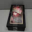 EIGHTOWN Roses Bouquet Artificial Flower - Preserved Red Rose Flowers with Love Necklace for Her - Unique Gifts Valentine's Day, Mother's Day, Thanksgiving, Birthday, Anniversary (Pink and Red)