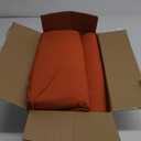 Wellsin Outdoor Chair Cushions for Patio Furniture - Patio Chair Cushions Set of 2 - Water Resistant Round Corner Outdoor Seat Cushions 17"X16"X2", Orange