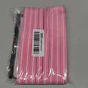 10 Pcs Nail Buffers Blocks Double Sided Nail Files 100/180 Grit for Acrylic/Natural Nails, Pink