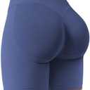 YEOREO SoftHue Women Workout Gym Impact Shorts Hidden Scrunch Butt Lifting 6" Seamless Shorts, Size: XL