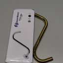 NearMoon S Shaped Shower Head Riser Arm, Shower Extender Arm with Flange, Standard 1/2" Connection- Bathroom Accessory (8 Inch, Brushed Nickel)