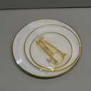 Coitak 3 Tier Cupcake Stand, Plastic Tiered Serving Stand, Dessert Tower Tray for Tea Party, Birthday and Wedding (Round-gold edge)