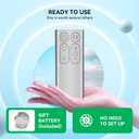 Replacement Remote Control for Dyson TP00 TP01 AM11 (Grey) Compatible with Hot+Cool Tower Fans & Air Purifiers