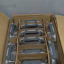 VERONES 10 Pack 22 OZ Glass Meal Prep Containers, Airtight Glass Lunch Containers Set, Glass Food Storage Containers with Lids,Exclusive of BPA, for Microwave, Oven, Freezer & Dishwasher Friendly,Grey