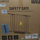 Baby Gate No Drilling, 29"-40" Auto Close Dog Gate Indoor for Doorways & Stairs, Pressure Mounted Adjustable Pet Gate, Easy Walk Through Child Gate for Children & Pets Stroller Friendly, White
