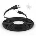 PDEEY USB C Extension Cable 25 FT for Outdoor Camera, Waterproof Charger Cord