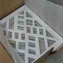 Cut-Out Design 16" Short Dog Gate for Small Dogs, Foldable Retractable Puppy Gate Indoor - Freestanding Lightweight Pet Barrier for Doorways, Stairs, Hallways (Extends to 41", White)