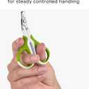 Pet Nail Clippers for Indoor Cats & Small Animals - Precision Angled Blades & Steady Grip - Ideal for Kittens Tiny Dogs Rabbits Birds - Nail Trimmer & Claw Scissors for Home Grooming - eBook + App