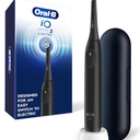 OralB Rechargeable Electric Toothbrush, iO Limited Simple Clean, 3 Cleaning Modes, Automatic Pressure Sensor to Protect Gums, Travel Case, Night Black