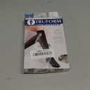 Truform Sheer Compression Stockings, 15-20 mmHg, Women's Knee High Length, Open Toe, 20 Denier, Nude, Large