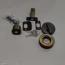 Yale Home 4881K19FR Flat Round Single Cylinder, Oil Rubbed Bronze Deadbolt